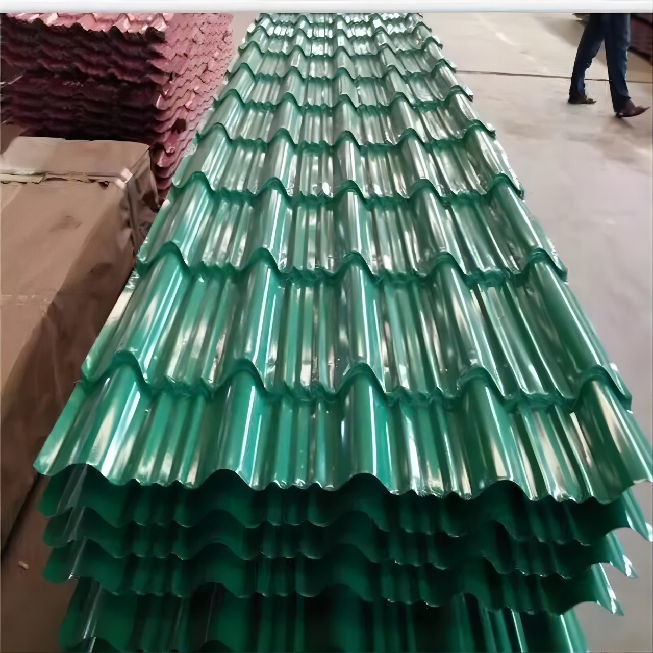 Galvanized Color Coated Metal Corrugated Roofing Sheet Plate